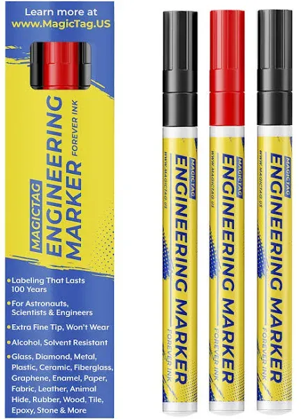 Magic Tag Alcohol Resistant Fine Point Markers