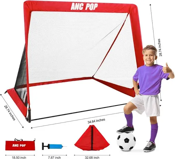 ANC Pop Portable Pop Up Soccer Goal