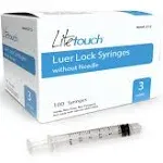 LiteTouch 3ml Luer Lock Syringes