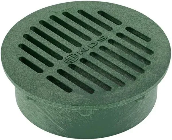 NDS 6 in. Round Grate Green