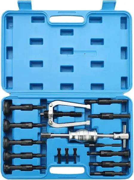 16pc Blind Bearing Puller Set with Slide Hammer Counterstay Adapters