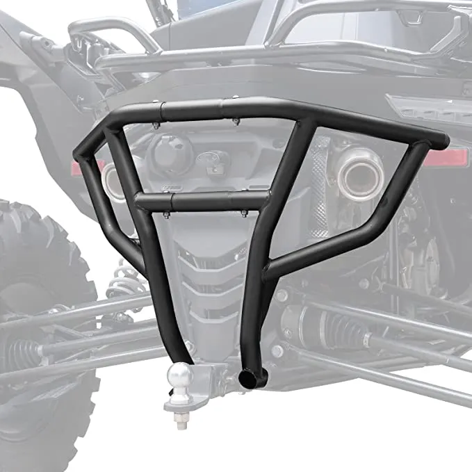 KEMIMOTO Rear Bumper Brush Guard Compatible with 2022-2024 CFMOTO ZForce 950 H.O /950 H.O.E.X /2020-2022 ZForce 950 Sport Accessories - Heavy Duty Steel Tubing Black Coating Rear Profile Bumper