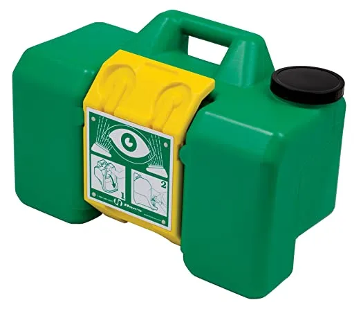 Haws Eyewash Station, Compact, Portable, Green, 15" x 11" x 22" (7501)