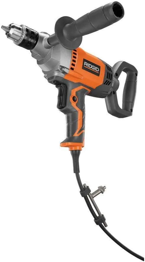 Ridgid ZRR7122 9.0 Amp 1/2 in. Spade Handle Mud Mixing Drill (Renewed)