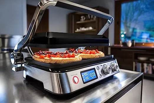 De'Longhi America CGH1020D Livenza All Day Combination Contact Grill and Open Barbecue, Stainless Steel