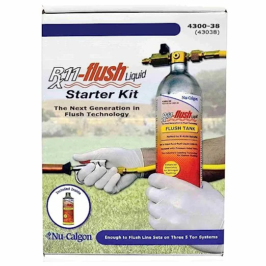 Nu-Calgon 4300-38 Rx11-Flush Liquid Starter Kit