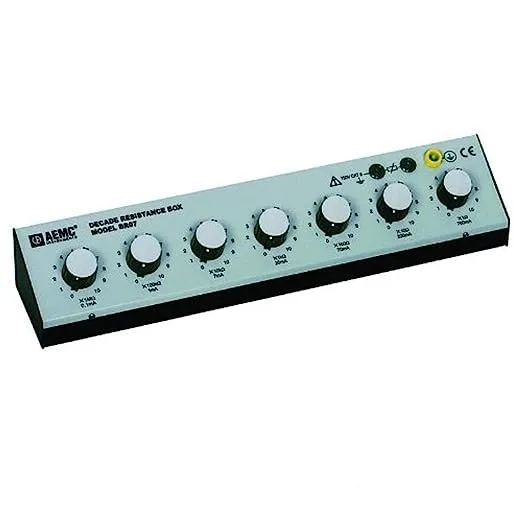 AEMC - 2131.25 BR07 Resistance Decade Box, 1 to 11.11111 Megaohm Resistance Range, 1% Accuracy