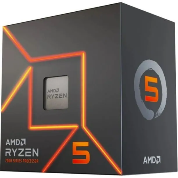 AMD Ryzen 5 7600 Raphael AM5 3.8GHz 6-Core Boxed Processor - Wraith Stealth Cooler Included