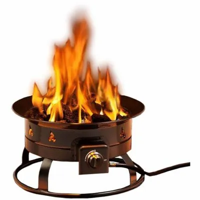 Heininger 5995 58,000 BTU Portable Propane Smokeless Outdoor Gas Fire Pit