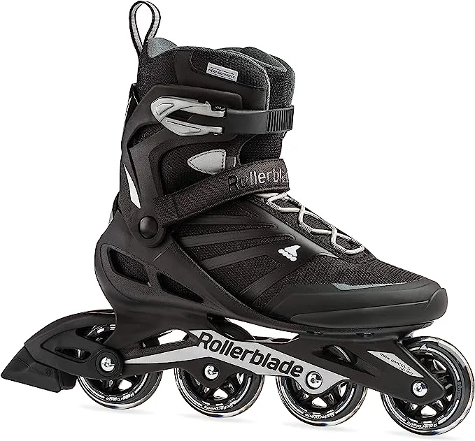 Rollerblade Zetrablade Men's Inline Skates - Black/Silver - 6