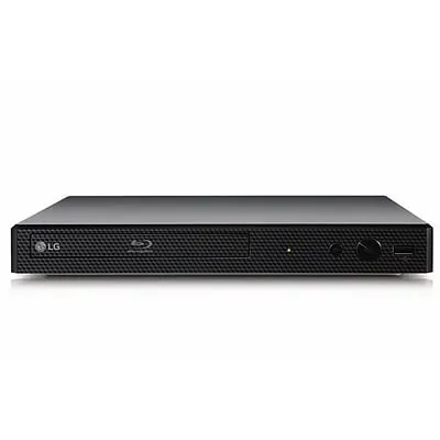 LG - Streaming Audio Wi-Fi Built-In Blu-ray Player - Black