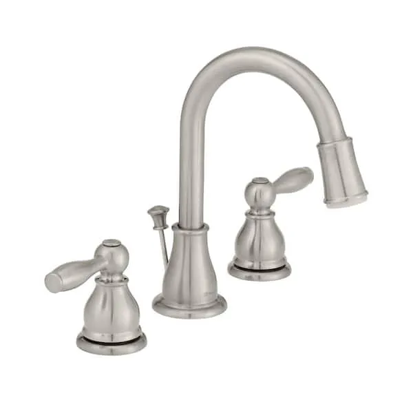 glacier bay Mandouri 8 in. Widespread Double-Handle High-Arc Bathroom Faucet