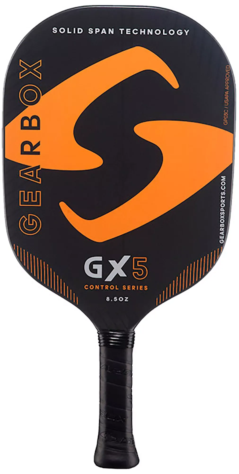 Gearbox GX5 SST Technology Pickleball Paddle, Size 3 5/8, Orange | Holiday Gift