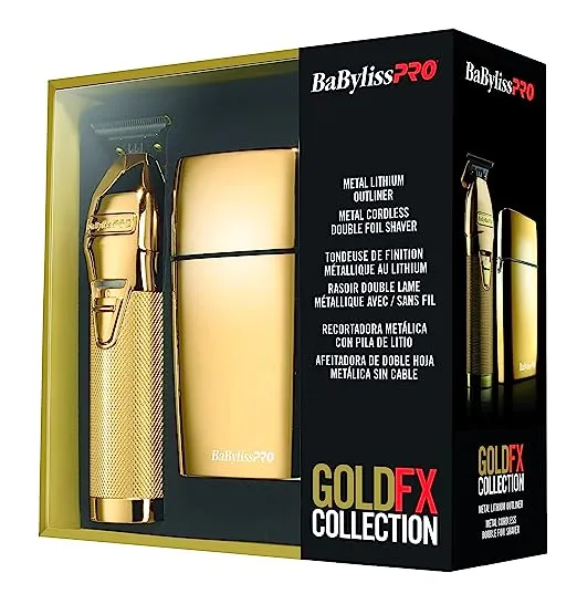 Cordless Metal Double Foil Shaver Gold