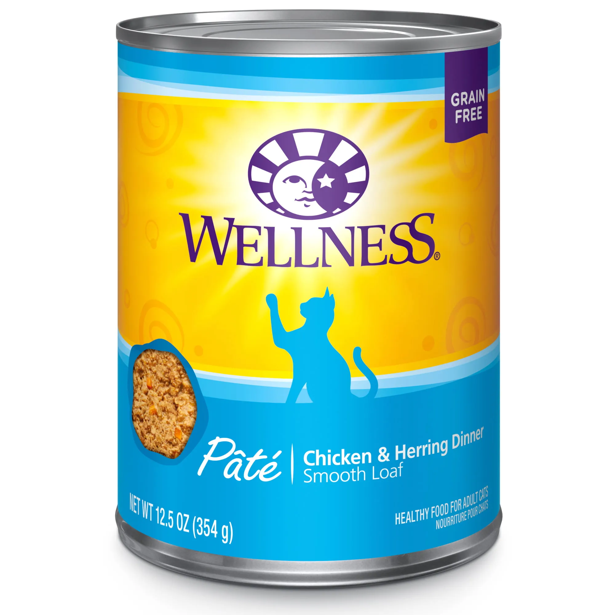 Wellness Complete Health Chicken & Herring Canned Cat Food 12/12.5 oz