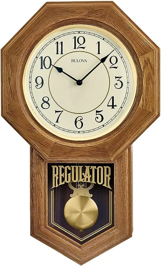 Bulova Clocks Model C3545 Thomaston, Golden Oak