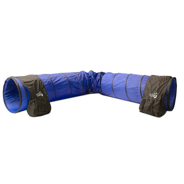 Better Sporting Dogs 16 Foot Dog Agility Tunnel with Sandbags | Dog Agility Equipment | Dog Agility Training