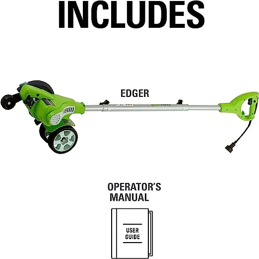 Greenworks 12 Amp Electric Corded Edger 27032