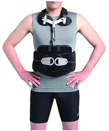 Orthomen TLSO Back Brace - Thoracic Lumbo Sacral Orthosis Support Scoliosis Brace, Universal