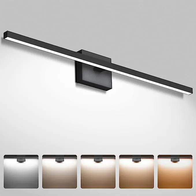 NIORSUN 31.5 inch Modern Bathroom Vanity Light Dimmable 5CCT 1260LM 18W LED Bathroom Lights Over Mirror