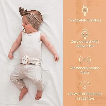 Levana Oma Sense Portable Baby Breathing Movement Monitor with Vibrations and...