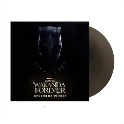 Black Panther Wakanda Forever Music from & Inspired by Ice Black Vinyl 2LP