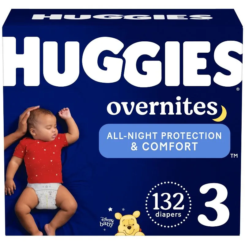 Huggies Overnites Baby Diapers Size