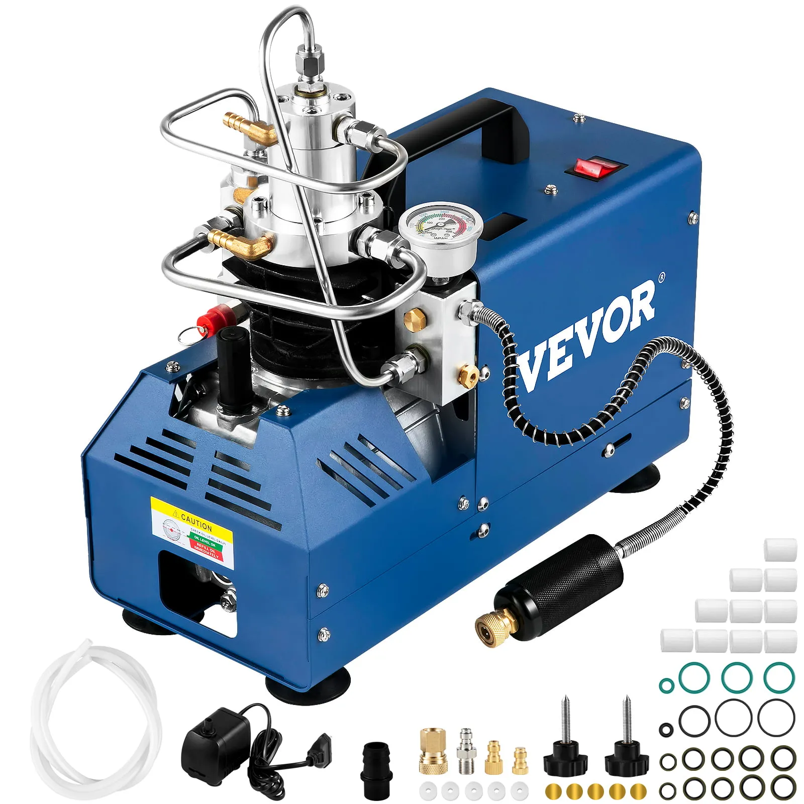 VEVOR High Pressure Compressor, 4500PSI/30MPA/<wbr/>300BAR High Pressure Air Compresso