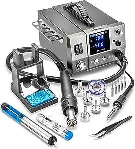 X-Tronic 4040-PRO-X • Platinum Series • 750 Watt Hot Air Rework Soldering Iron Station • Brushless DC Vortex Blower Air System • C/F Conversion, 0-30