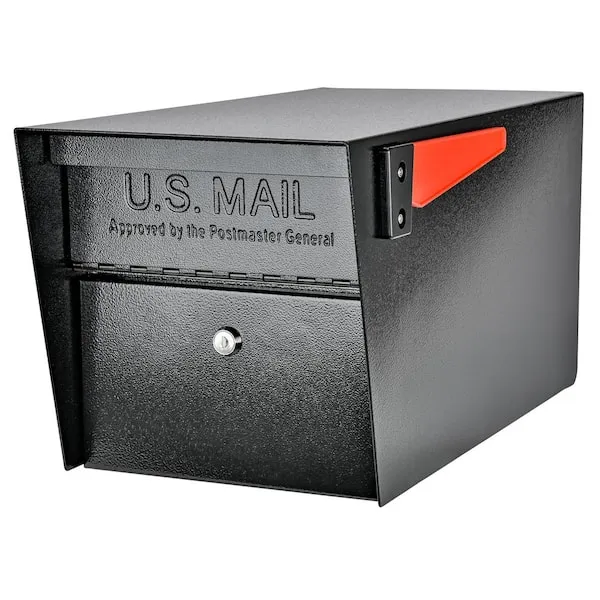 Mail Boss 7508 Curbside Mail Manager Security, Bronze Locking Mailbox