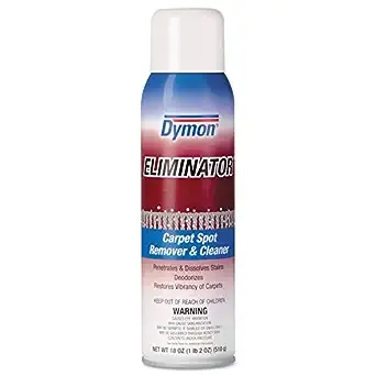 Dymon 10620 Eliminator Carpet Spot & Stain Remover, 18oz, Aerosol, 12/Carton