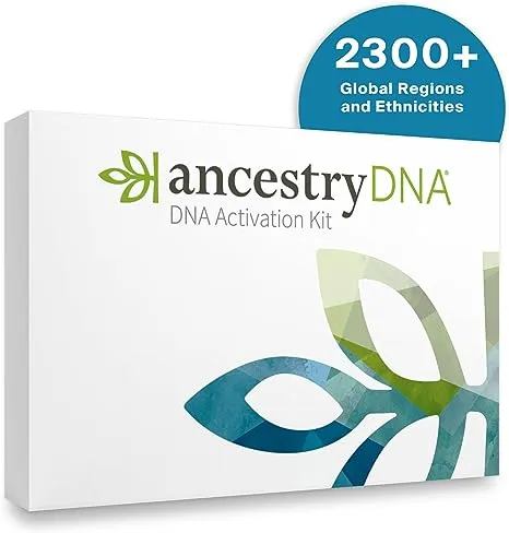 AncestryDNA Genetic Test Kit: Personalized Genetic Results, DNA Ethnicity Test, Origins & Ethnicities, Complete DNA Test