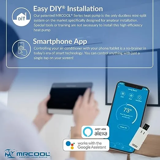 MRCOOL DIYM327HPW02C28 DIY Multi-Zone Series Ductless Heat Pump, White