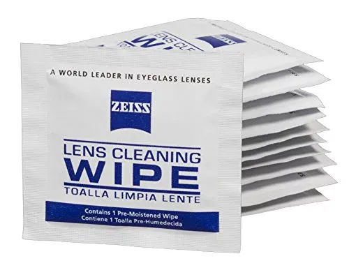 ZEISS Pre-Moistened Lens Cleaning Wipes, 200 Count