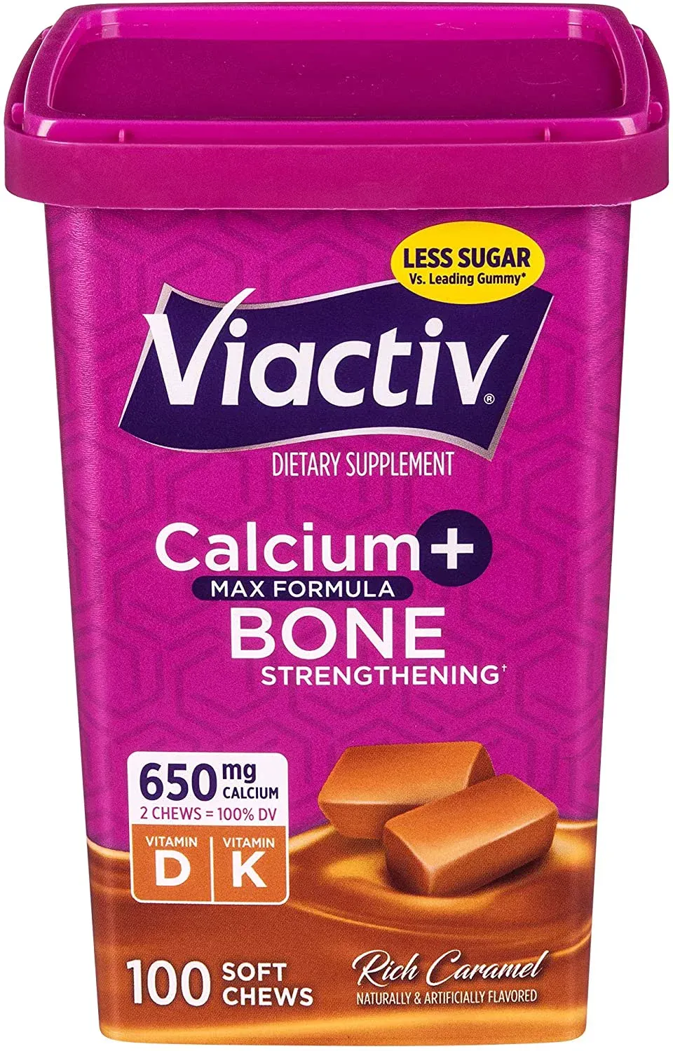 Viactiv Calcium Plus D Milk Chocolate Soft Chews, 60 Count