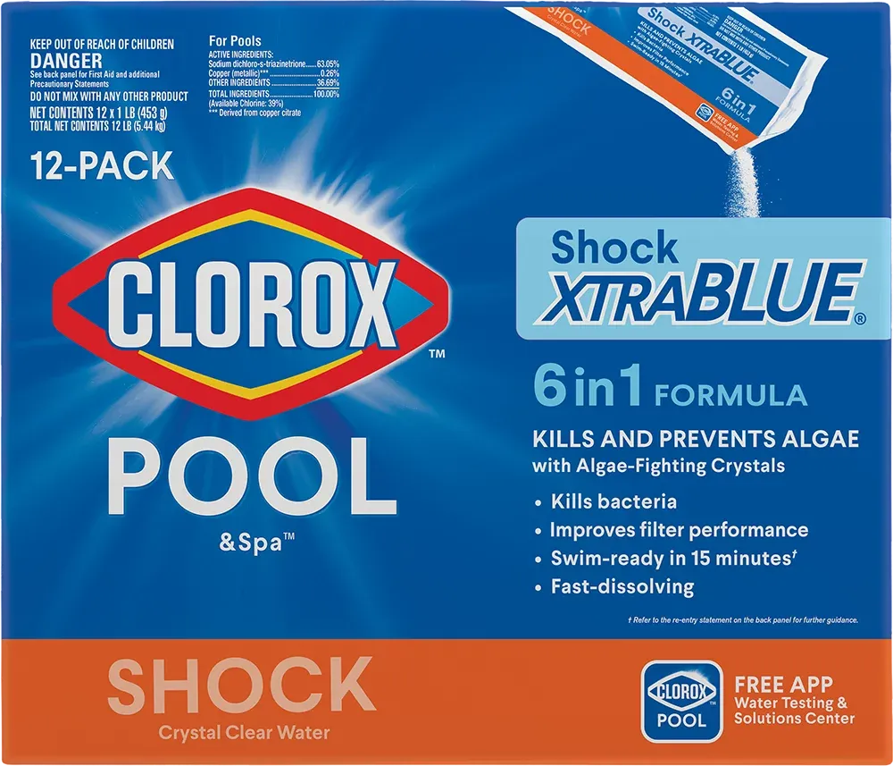 Clorox Pool&Spa Shock Xtra Blue Pool Shock for Swimming Pools