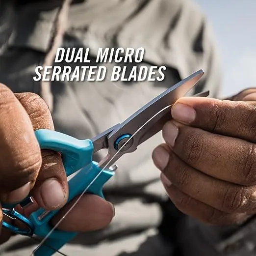 Gerber Gear Neat Freak - Salt - Durable, Ergonomic Fishing Scissors - Features Blunt Nose Tip & Split Shot Crimper - Premium Fishing Gear
