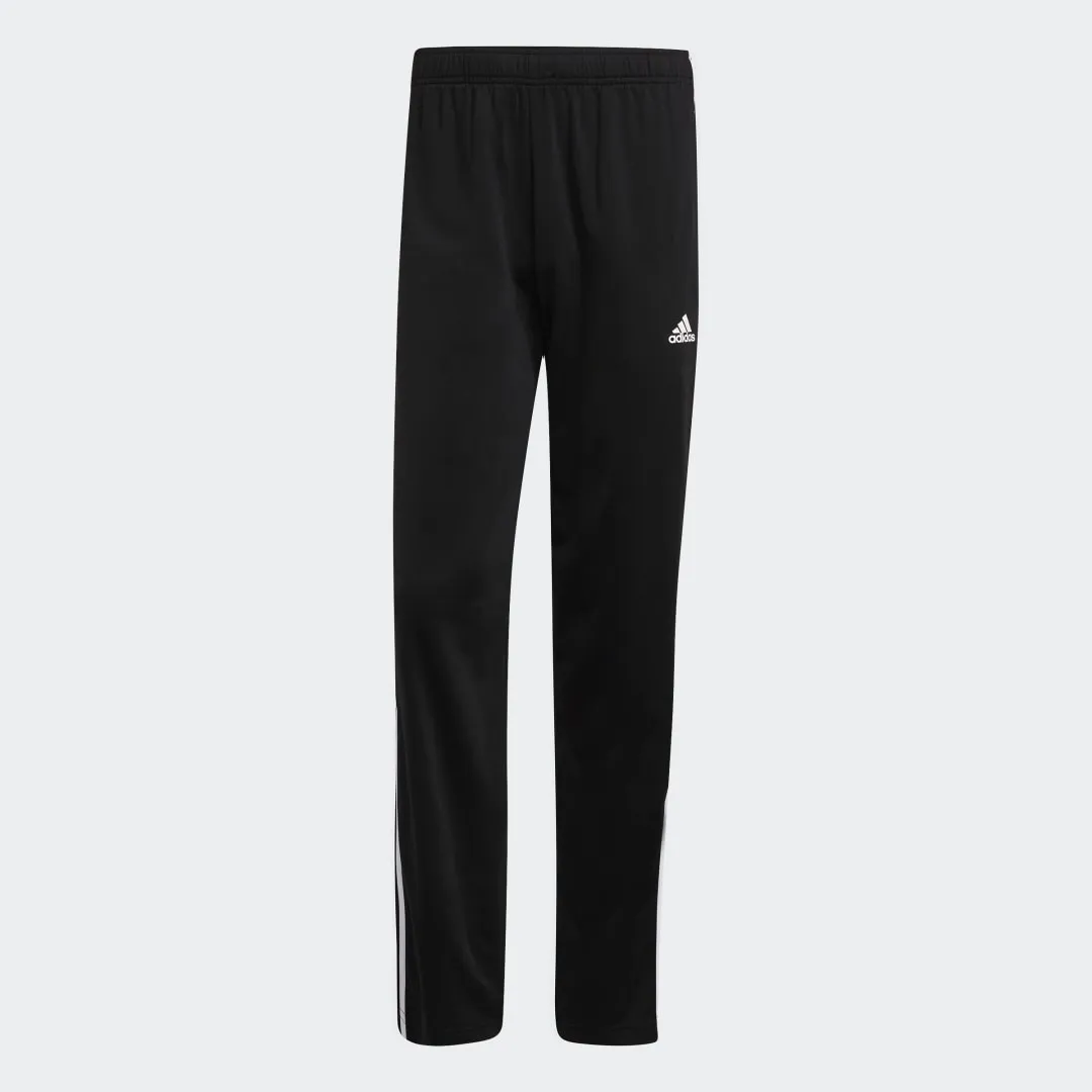 Men's Primegreen Essentials Warm-Up Open Hem 3-Stripes Track Pants