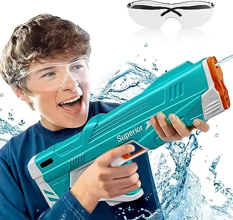 Electric Water Gun for Kids Squirt Guns Full Automatic Water Absorption Soaker ...