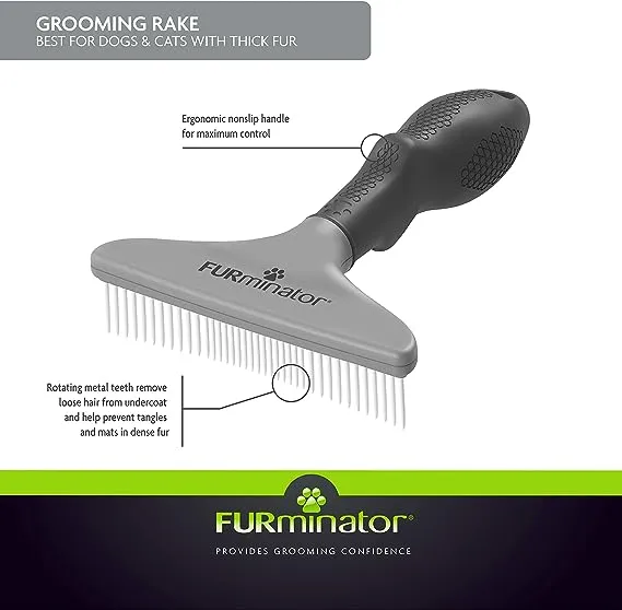 FURminator Dog Grooming Rake