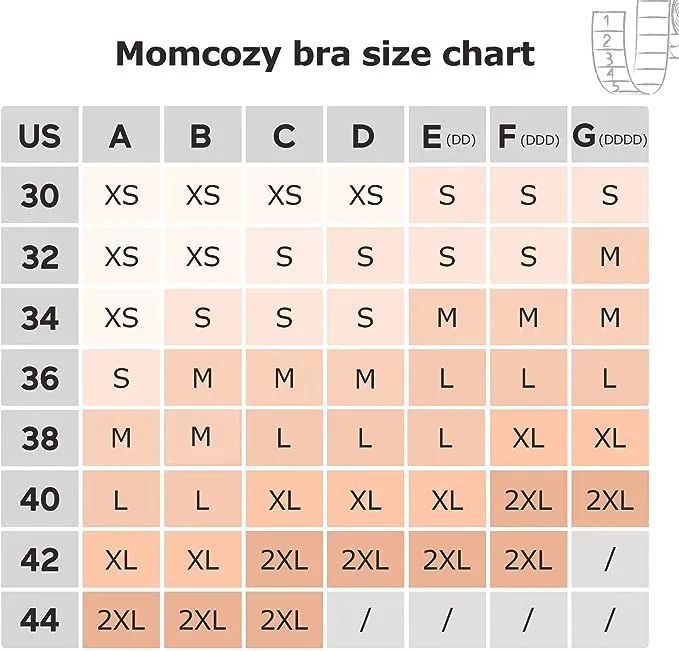 Momcozy Hands Free Pumping Bra, Adjustable Breast-Pump Holding and Nursing Bra