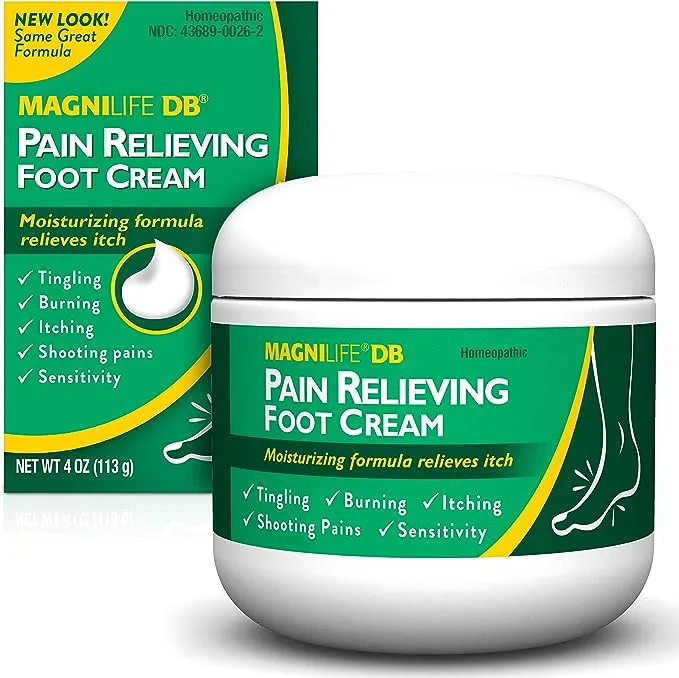 MagniLife Pain Relieving Foot Cream, Moisturizing Formula Relieves Pain, 4 Oz.