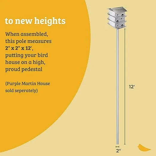 Birds Choice 12-ft Heavy Duty Telescoping Pole