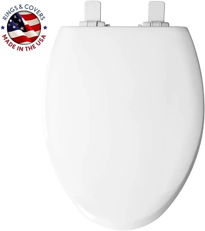 Bemis 1888SLOW NextStep2 Elongated Closed-Front Toilet Seat - Biscuit