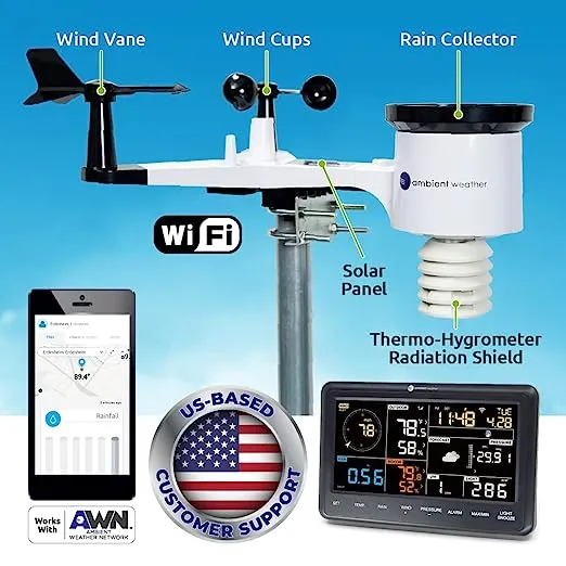 Ambient Weather WS-2902 WiFi Smart Weather Station