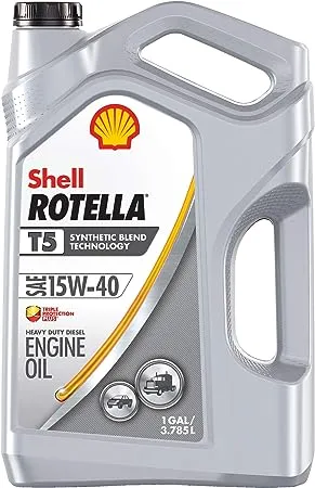 Shell Rotella T5 15W-40 Synthetic Blend Diesel Engine Oil