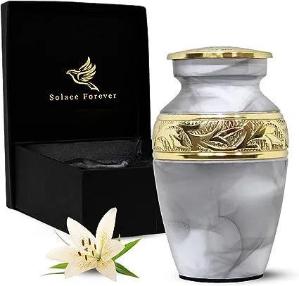 Solace Forever White Keepsake Urn