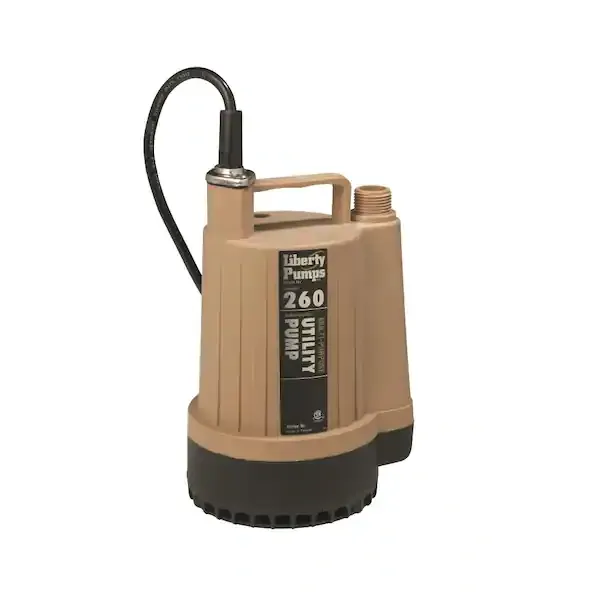 Liberty Pumps - 260 - 1/6 HP Submersible Utility Pump