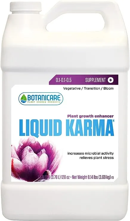 Botanicare Liquid Karma, Supplemental Nutrient, 0.1-0.1-0.5, 1 gal.