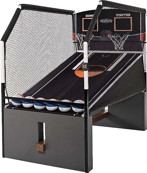 90&#034; Urban Foldable Indoor Basketball Arcade Game Double Electronic Hoops shot 2